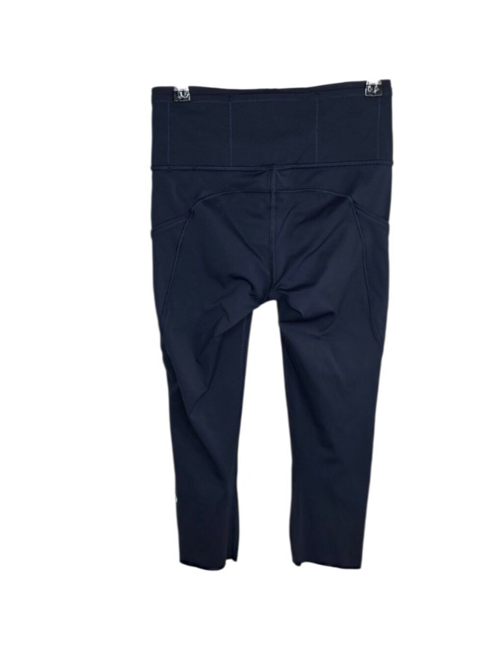 Lululemon Fast & Free Crop II *Nulux 19" True Navy, Athletic, Running, Size 4 - Picture 2 of 9